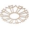 Ekena Millwork Augustus Wood Fretwork Pierced Ceiling Medallion, Alder, 34"OD x 12"ID x 3/8"T CMWP34X34X0375AUAL - alternate 2